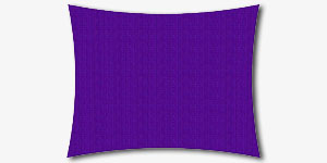 Voile d'ombrage sur mesure rectangulaire Purple